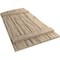 Ekena Millwork Riverwood 4 Board Joined Board-n-Batten w/Elliptical Top Faux Wood Shutters, 22W x 62H, PR SHUBJL22X62RWPR - alternate 4